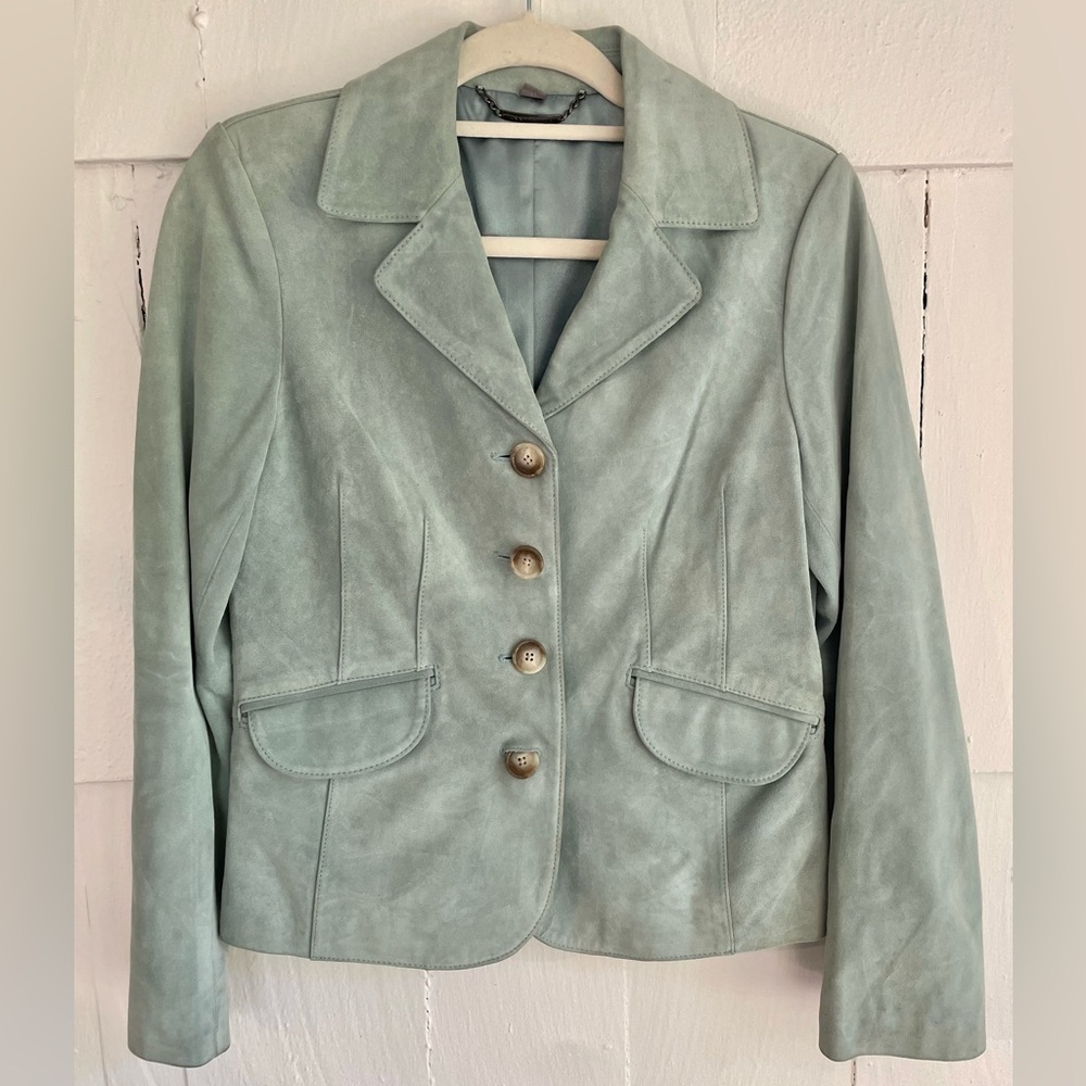 Ann Taylor Suede Blazer Size 2